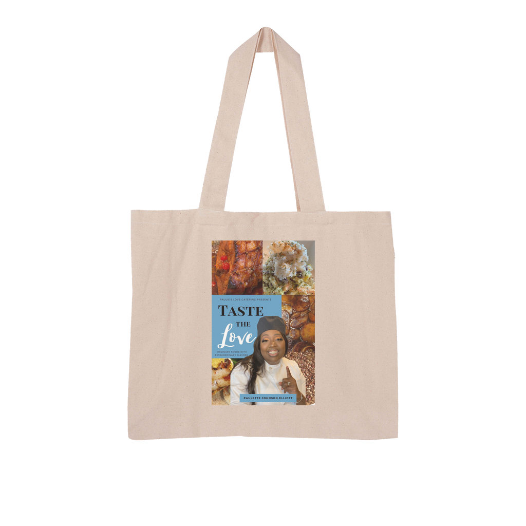 taste the love Large Organic Tote Bag