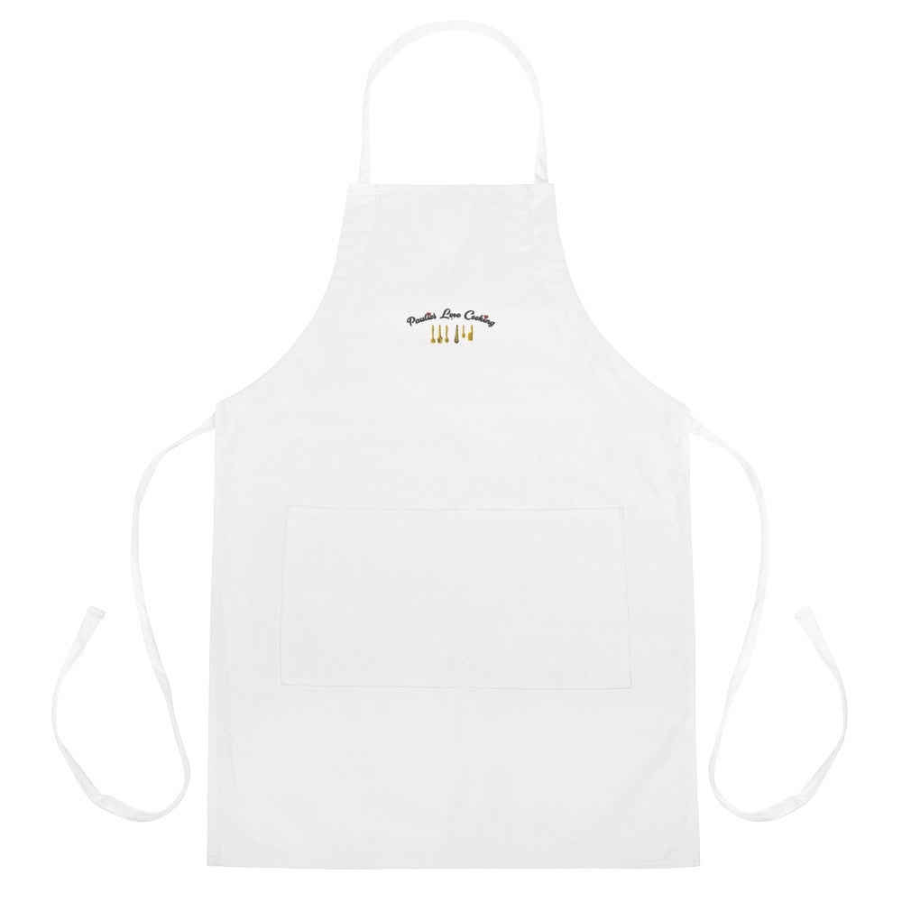 Paulie's Love Embroidered Apron