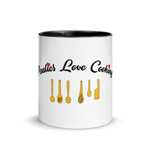 Load image into Gallery viewer, Paulie&#39;s Love Cooking Logo Mug with Color Inside
