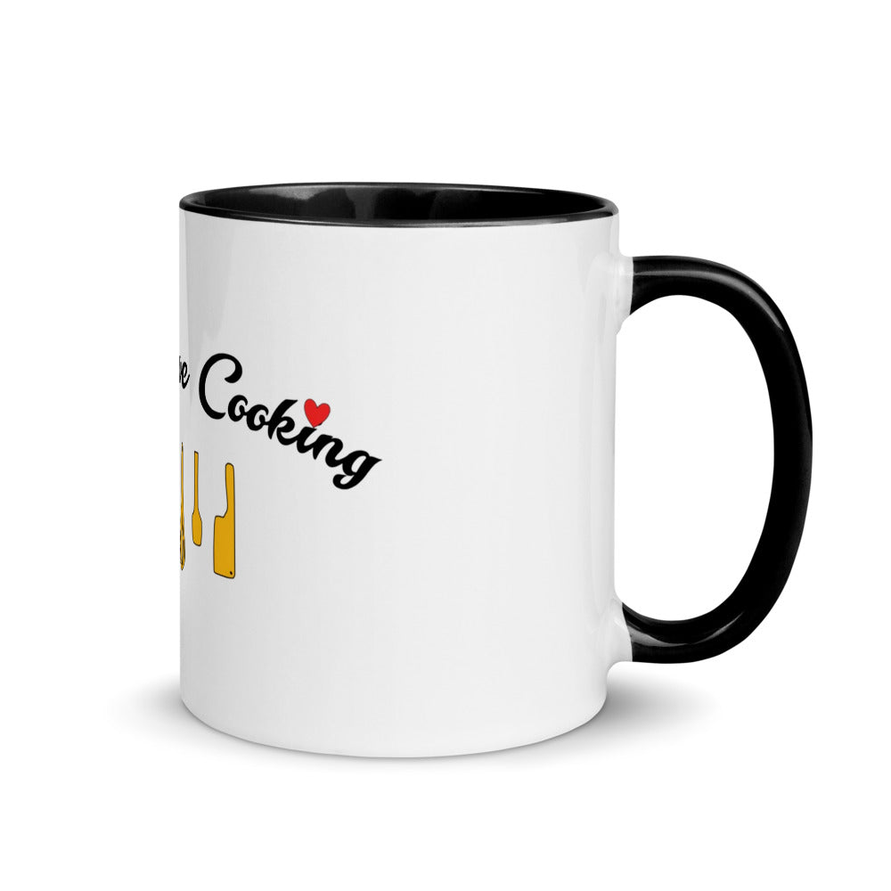 Paulie's Love Cooking Logo Mug with Color Inside