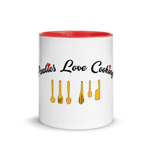 Load image into Gallery viewer, Paulie&#39;s Love Cooking Logo Mug with Color Inside
